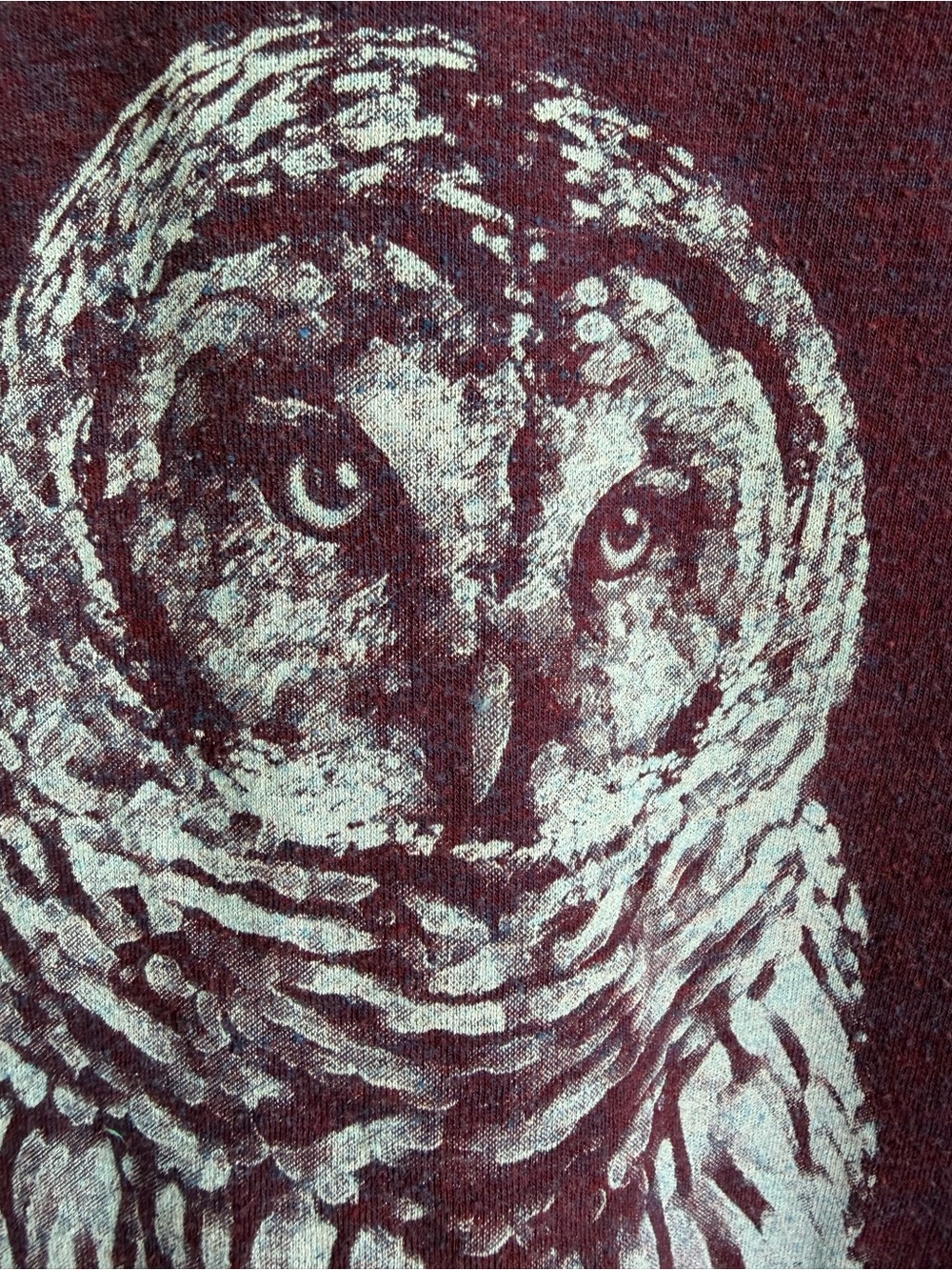 Owl Print Racerback Tank - Picture 2 of 5